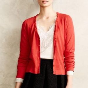 Anthropologie Sparrow Solden Cardigan